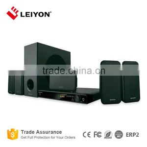 Classic 5.1ch Home Theater Speaker System of 120W With Metal Grill thumbnail-1
