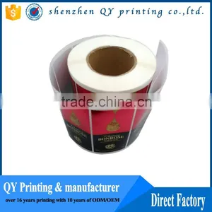 Custom Manufacturer Cheap Order Discount Private Oval Print Small Round Self Adhesive Company Roll Vinyl Business Label Sticker thumbnail-4