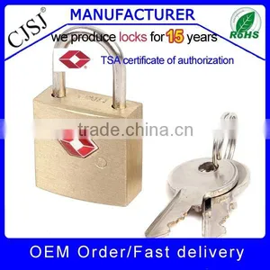 TSA-386 Superior Security Brass Luggage Tsa Door Padlock thumbnail-1