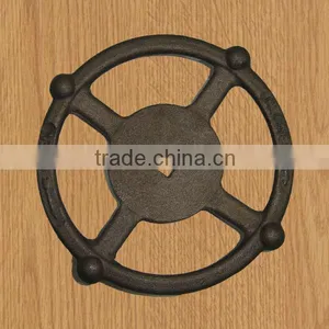 Ductile Cast Iron Straight Four-spoke Square Hole Handwheel for Valve(manufacturer) thumbnail-1