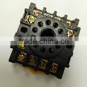 UL CE Listing Kontron 11 Round Pin Din-rail Relay Socket thumbnail-3
