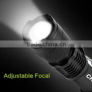 Promotional 300LM LED Light 3W Small Pocket Torch Light thumbnail-3