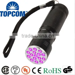Aluminum 16 Led uv Flashlight for Fluorescence Detection thumbnail-1