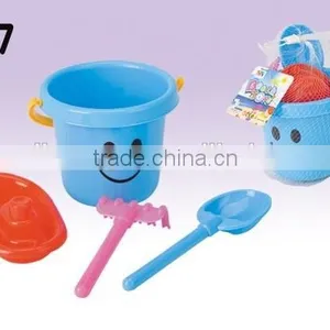 Hot Sale 4pcs/set Sandy Beach Tool Kids Beach Toy Set Children Bucket,Pail Outdoor Fun Toy thumbnail-1