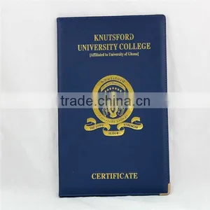 2015 Best Sale A4 Leather Certificate Holder Customized A4 Certificate Holder Best Quality A4 Leather Certificate Holder thumbnail-2