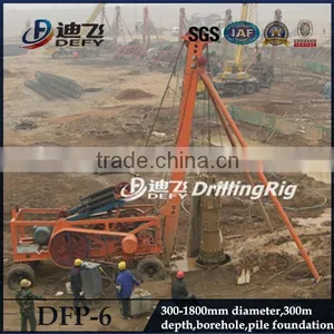 Small Portable Percussion Drilling Rig Model DFP-6 thumbnail-1