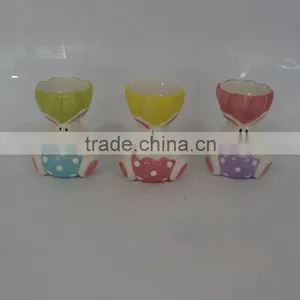 Ceramic Chicken Egg Holder in Bunny Design thumbnail-1