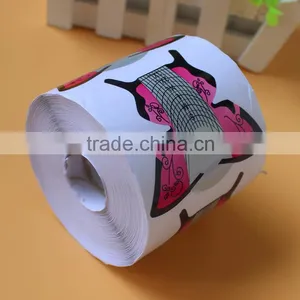 500Pcs Nail Art Tips Extension Forms Paper Nail Forms Nail Art Tool thumbnail-1