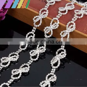 Bling Bling Fashion Latest Fancy Rhinestone Cup Chian For Garments,bags,shoes Decorations YSC21 thumbnail-1