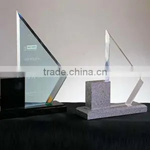 Custom Acrylic Trophy Award With Stand thumbnail-1