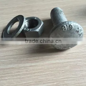 Round Head Bolts HDG Finish thumbnail-1