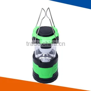 220v Recharger High Brightness Multi-Function Campling Lamp 8LED USB Output for Mobile Charging 4*AAA Batteries thumbnail-1