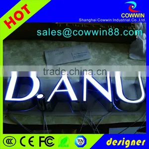 3D Lighting Acrylic Mini LED Channel Letter Sign / Bending Machine Making Acrylic Face thumbnail-1