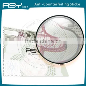 High Security Intaglio Printing Anti-Counterfeit Sticker Quality Choice thumbnail-1
