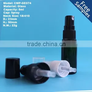 New Design 5ml Green Spray Bottle Atomizer Essential Oil Bottle With Plastic Spray thumbnail-1