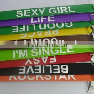 Olympic Silicone Bracelets Silicon Bracelet Small Middle Large Size Customized Logo Bracelet Slap Band thumbnail-1