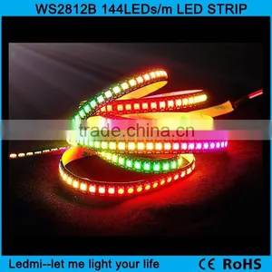 Individually Addressable Led Strip Ws2812b 144led/m 144pixel/m Dc5v Led Strip thumbnail-1