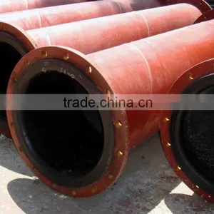 Supply Anti-wear&impact Rubber Lining Pipe for Mining Equipment thumbnail-1