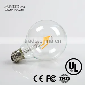 UL CE List G80 G95 LED Filament Globe 6W 8W=80W Incandescent Bulb 2200-6500k E26 E27 B22 thumbnail-1