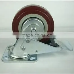 PU Heavy Duty Caster With Plastic Core thumbnail-1