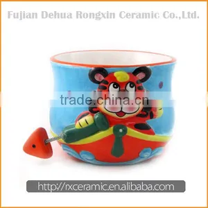 3D Ceramictiger Fish Shaped Ceramic Mug thumbnail-1