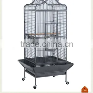 Wrought Iron Antique Square Flight Bird Cage thumbnail-1