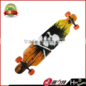 Drop Through Canadian Maple Longboard Old School thumbnail-1