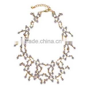 Cheap Wholesale Jewelry 2016 Latest Design Vintage Differant Design Pearl Necklace Small thumbnail-5