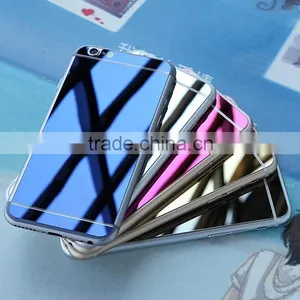 Colorful Tempered Glass Mirror Screen Protector for Iphone6 Plating Mirror Screen Cover thumbnail-2