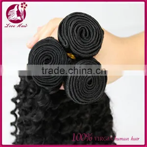 Unprocessed Raw Wholesale Curly Hair Weft 100% Vietnamese Human Hair thumbnail-2