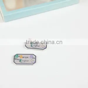 Factory Price PU Leather Printed Labels thumbnail-1