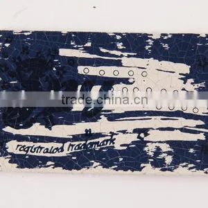 Leather Logo Patch Embossing Stamp in Garment Label thumbnail-3
