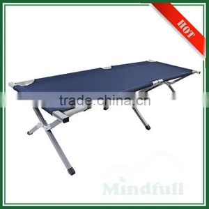 OEM Wholesale 600D Outdoor Aluminum Frame Military Adult Camping Bed thumbnail-3