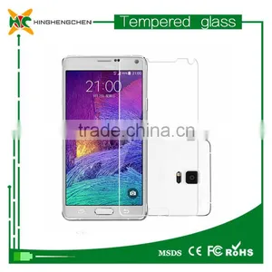 Universal Tempered Glass Screen Protector for Samsung Note4 N9100 Clear Tempered Glass thumbnail-1
