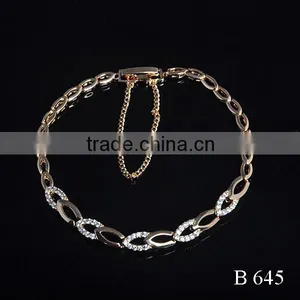 Hot-selling 925 Silver Zircon Tennis Chain Fashion Bracelet thumbnail-2
