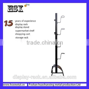Metal Cap Hat Display Rack for Retail Store Helmet Standing Display Shelf HSX-S0101 thumbnail-4