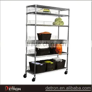 Easy Assemble DIY Metal Wire Shelf Rack thumbnail-2