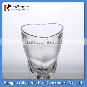 LongRun 2015 New Design 317ml Beautiful Love Shaped Candle Glass Containr Holder Manufacture thumbnail-1