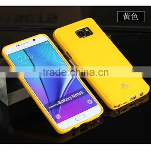 2016 High Quality Newsets Mercury Jelly Case TPU Case Ultra Slim TPU Case Cover for Samsung Glalaxy Note 5 Case thumbnail-2