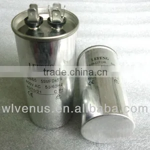 Aluminum Case Round Type Cbb65 Air Condition 75uf Capacitor thumbnail-1