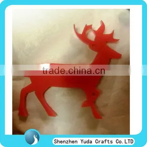 Wholesale Laser Cut Shapes for Christmas, 3D Cut Acrylic Reindeer Shape thumbnail-1