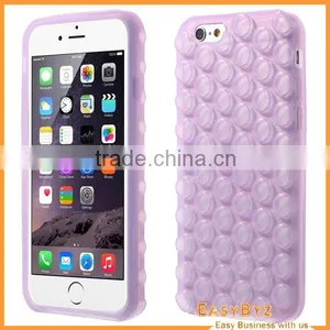 Luxury High Quality Colorful Bubble Silicon Case for Apple IPhone 6 thumbnail-1