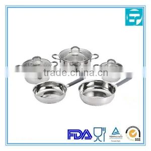 8Pcs 201 Stainless Steel Cookware/Kitchenware for Induction thumbnail-1