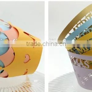 Free Sample Hot Sale Laser Cut Paper Cupcake Box thumbnail-1