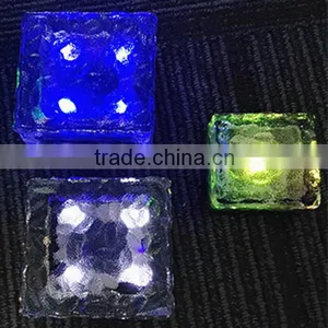 Elegant Design Glass 100*100*50MM Solar Led Paver Light thumbnail-5