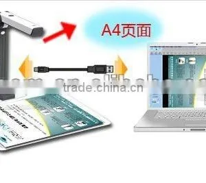 A4 Book Scanner Easy Scan Fast Scan With OCR Software USB2.0 thumbnail-1