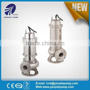 Low Consumption WQP Stainless Steel 304 Non-clog Sewage Pumps thumbnail-1