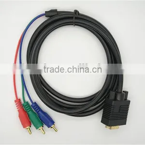 VGA to 3RCA Cable With Gold Plated 10m thumbnail-1