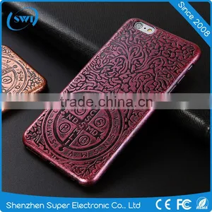 Hot Selling 3D Bronzy Copper Phone Case TPU Rubber Soft Case Back Cover Shell Compatible For IPhone 5 6 6S Series thumbnail-4