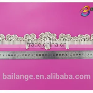 Embroidered Western Wholesale Metal Bride Ladies Fancy Crystal Rhinestone Belt for Wedding Dress thumbnail-3